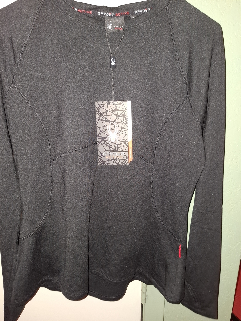 Spyder Active Men's Black Long-Sleeve Base Layer Top